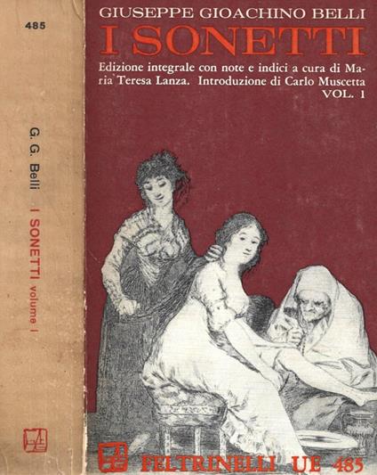 I sonetti (1 - 541 ). Volume I - Gioachino Belli - copertina