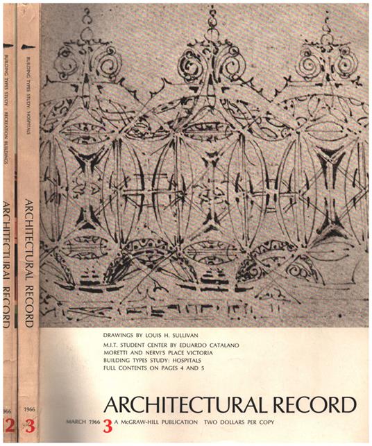 Architectural record n. 3-12 - copertina