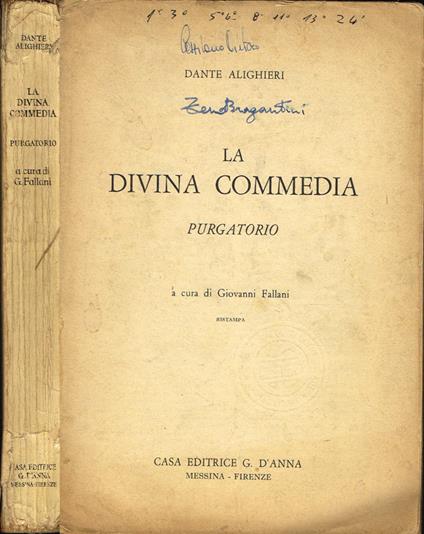 La Divina Commedia - copertina
