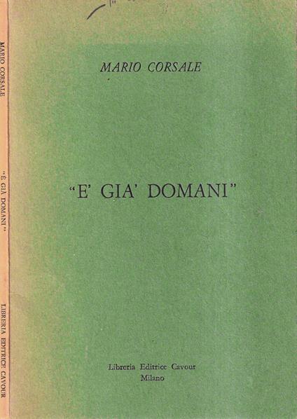 E' già domani - copertina