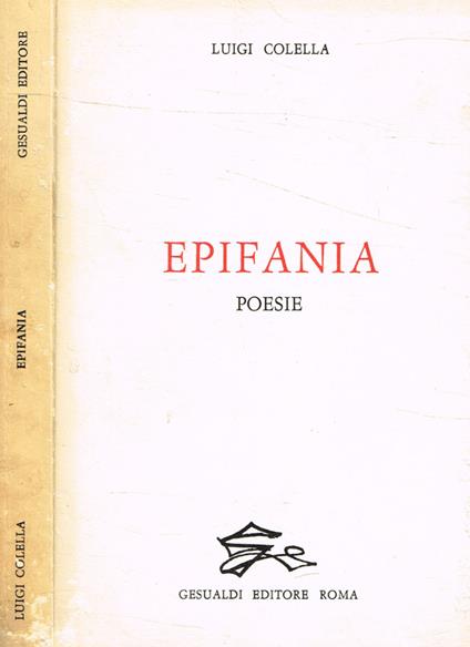 Epifania - copertina