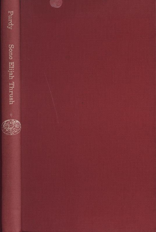 Sono Elijah Thrush - James Purdy - copertina