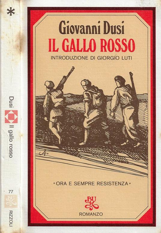 Il gallo rosso - Giovanni Dusi - copertina
