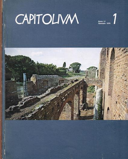 Capitolium Anno LI, n.1, 4, gennaio, aprile 1976 - copertina
