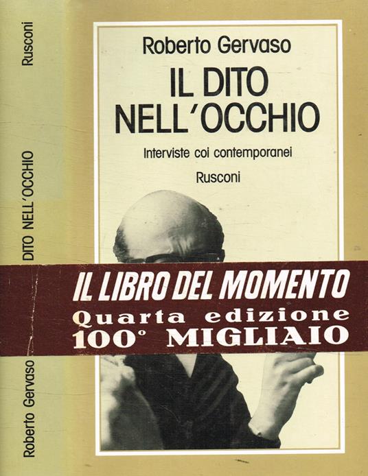 Il dito nell'occhio - Roberto Gervaso - copertina