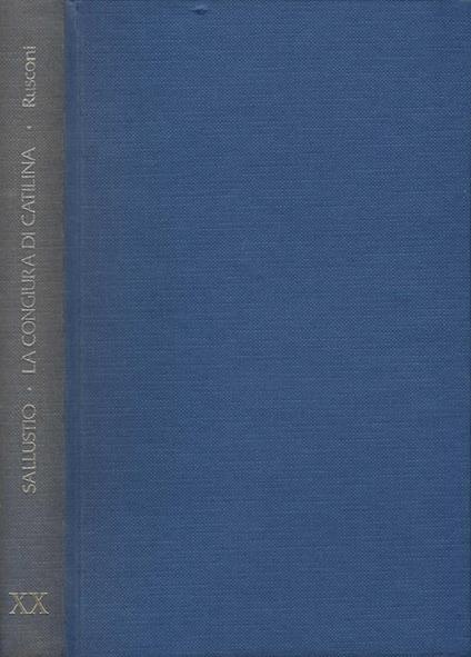 La congiura di Catilina - C. Crispo Sallustio - copertina