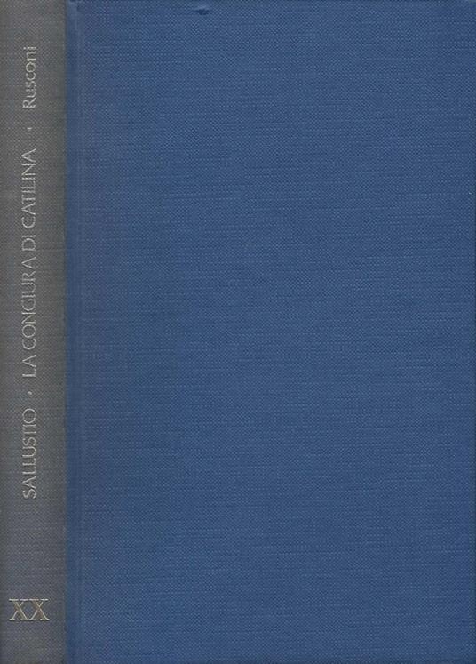 La congiura di Catilina - C. Crispo Sallustio - copertina