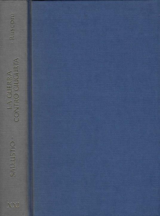 La guerra contro Giugurta - C. Crispo Sallustio - copertina