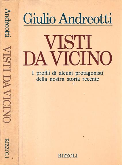Visti da vicino - Giulio Andreotti - copertina