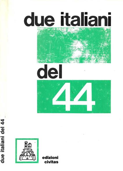 Due italiani del 44 - copertina