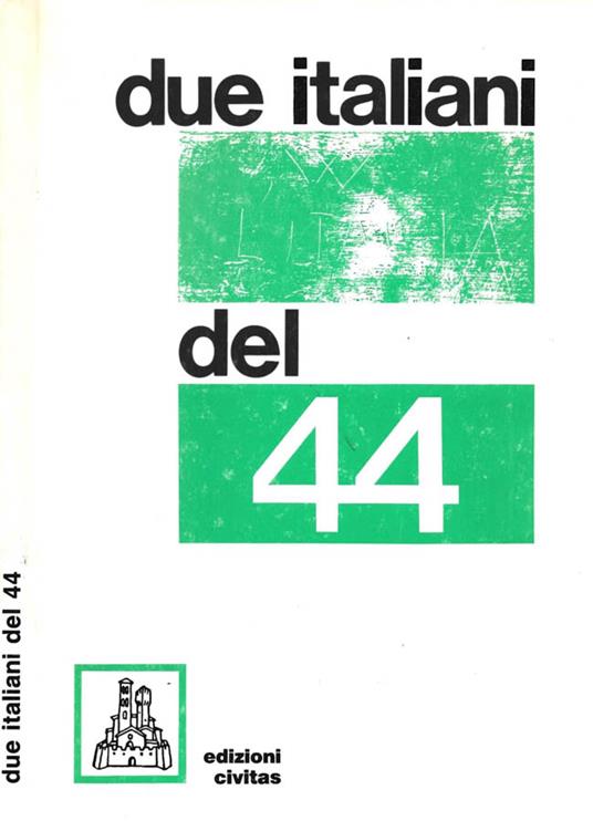 Due italiani del 44 - copertina