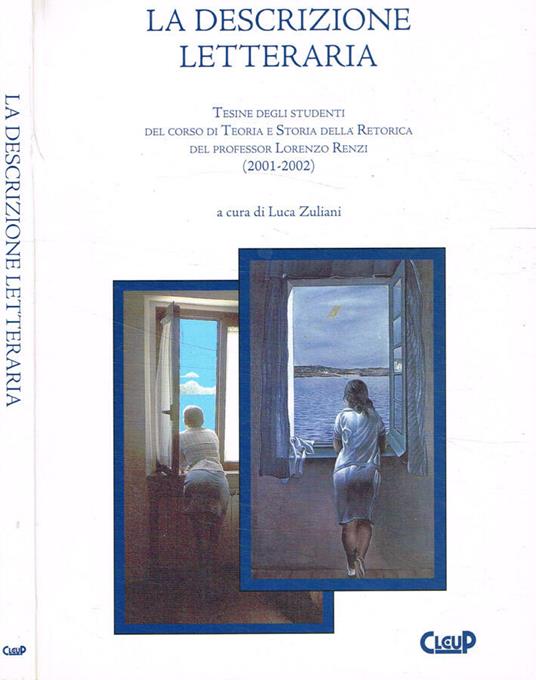La descrizione letteraria - copertina