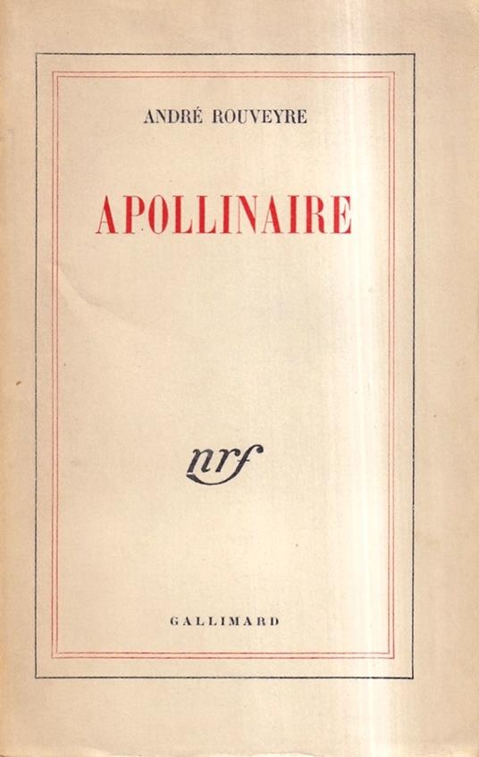 Apollinaire - copertina