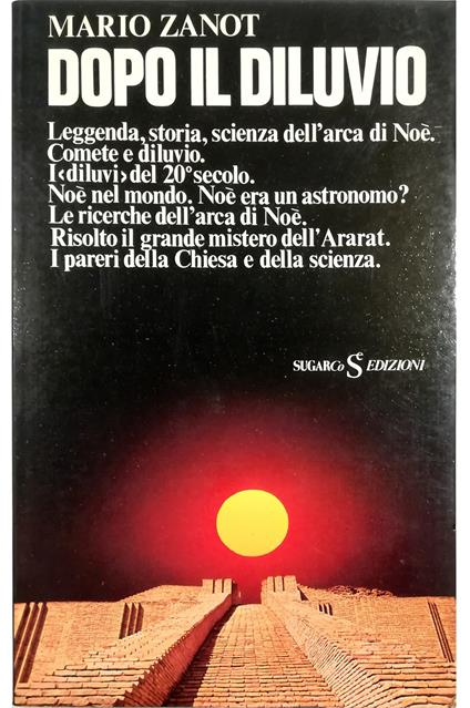 Dopo il diluvio - Mario Zanot - copertina