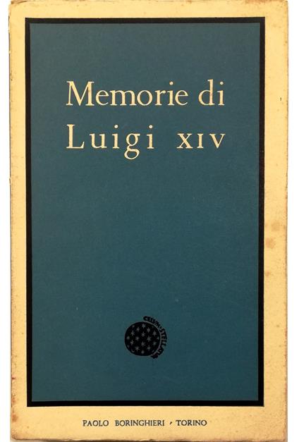 Memorie di Luigi XIV - copertina