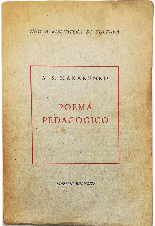 Poema pedagogico - copertina