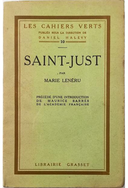 Saint-Just - copertina