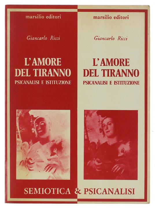 L' Amore Del Tiranno. Psicanalisi E Istituzione - Giancarlo Ricci - copertina