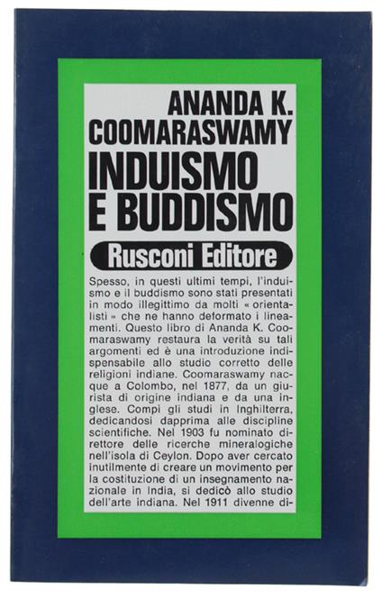Induismo E Buddhismo - copertina