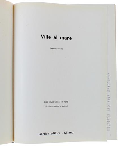 Ville Al Mare. Seconda Serie - copertina
