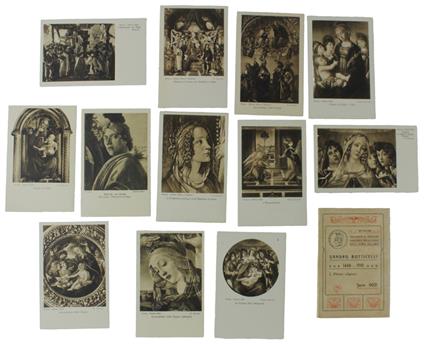 Sandro Botticelli [1444-1510]: 12 Cartoline + 4 Doppie - copertina