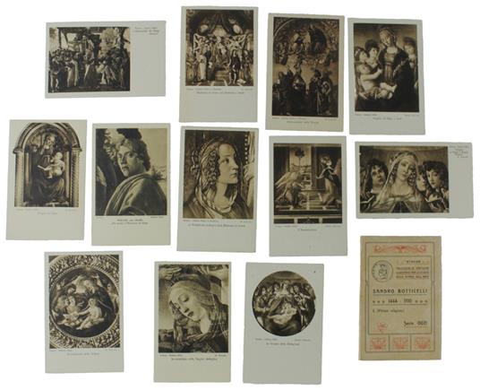 Sandro Botticelli [1444-1510]: 12 Cartoline + 4 Doppie - copertina