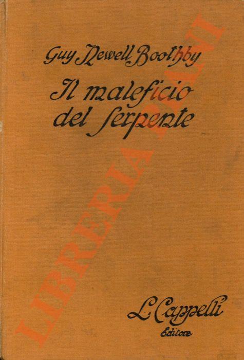 Il maleficio del serpente - copertina