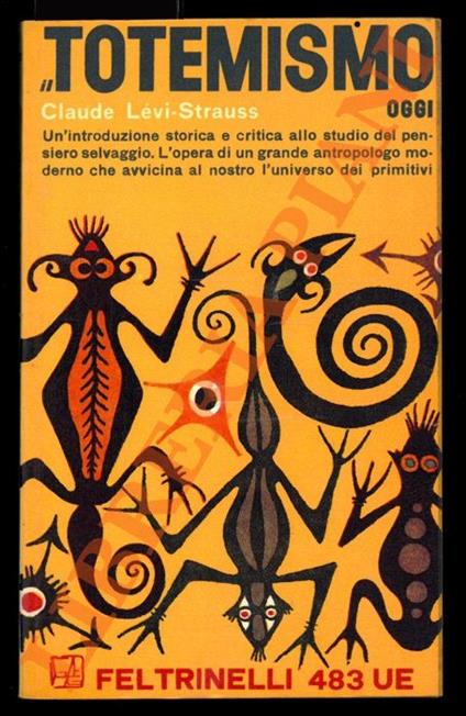Il totemismo oggi - Claude Lévi Strauss - copertina