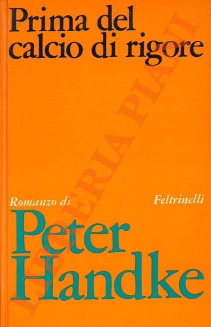 Prima del calcio di rigore - Peter Handke - copertina