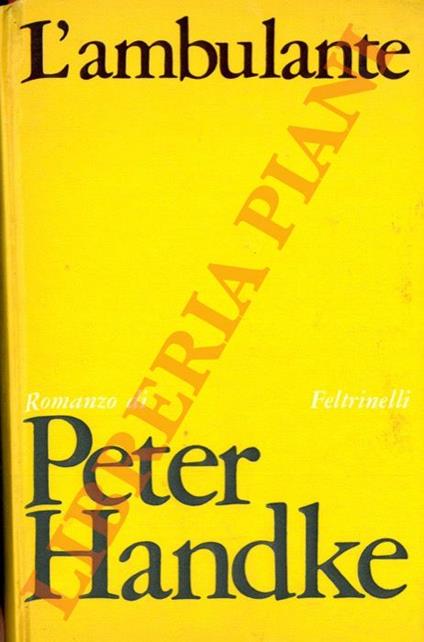 L’ambulante - Peter Handke - copertina