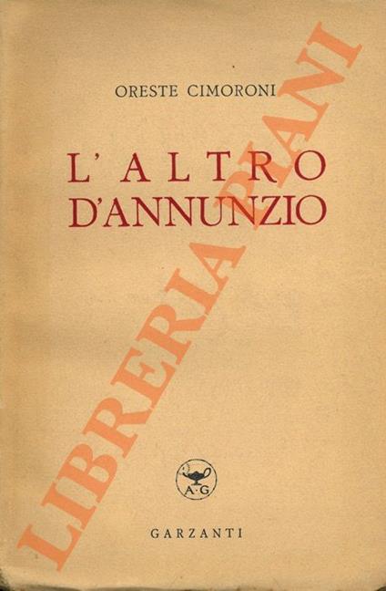 L’altro D’Annunzio - copertina