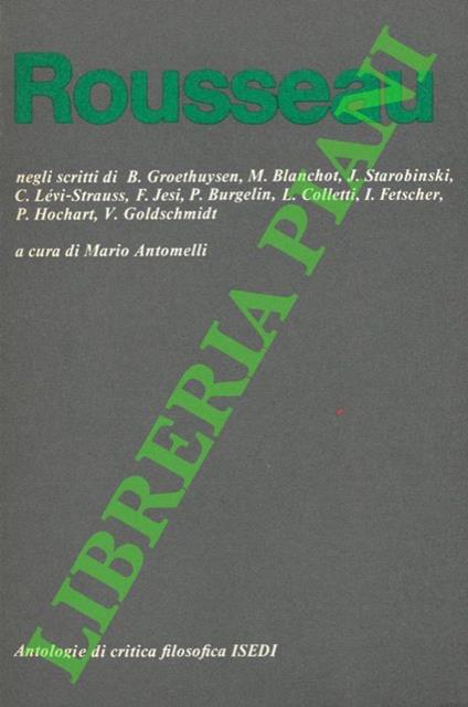Rousseau - Mario Antonelli - copertina