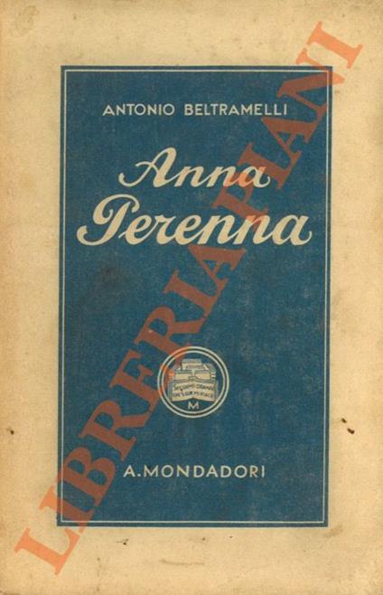 Anna Perenna - Antonio Beltramelli - copertina