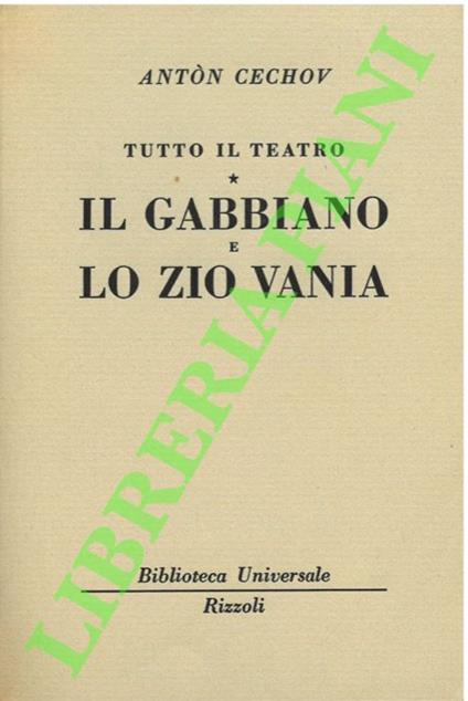 Il gabbiano e lo zio Vania - Anton Cechov - copertina