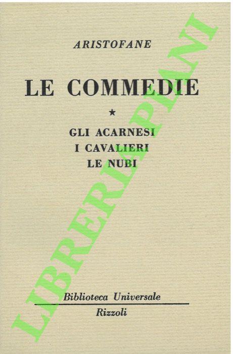 Le Commedie. Vol. I: Gli Arcanesi - I cavalieri - Le nubi; vol. II: I calabroni - La pace - Gli uccelli; vol. III: Lisistrata - Le Tesmoforiazuse - Le rane; vol. IV: Le donne a parlamento - Pluto - Aristofane - copertina
