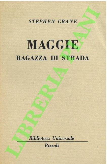 Maggie la ragazza di strada - Stephen Crane - copertina