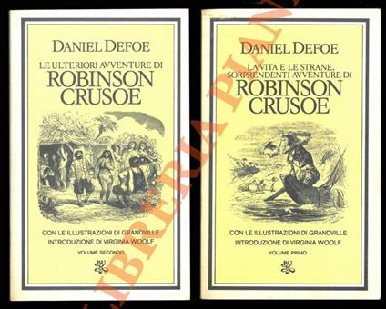 vita e le strane, sorprendenti avventure di Robinson Crusoe. Introduzione di Virginia Woolf - Daniel Defoe - copertina