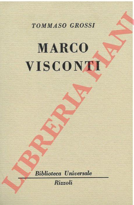 Marco Visconti. - Tommaso Grossi - copertina