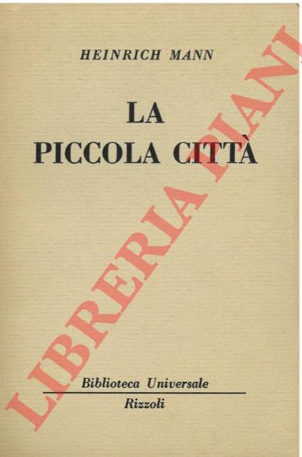 piccola città - Heinrich Mann - copertina