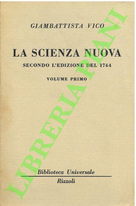 scienza nuova - Giambattista Vico - copertina