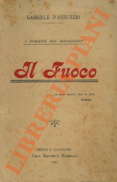 Il Fuoco - Gabriele D'Annunzio - copertina