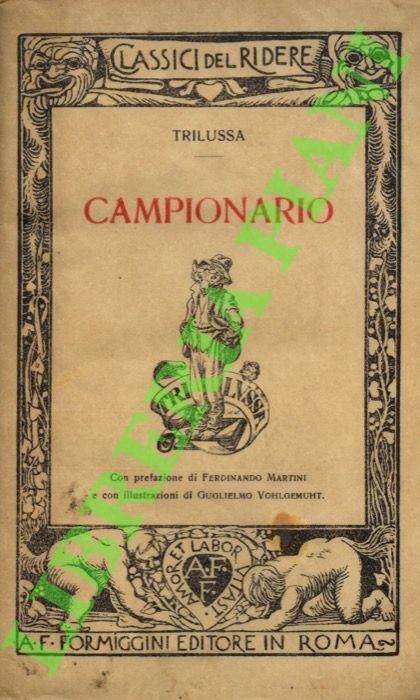 Campionario. - Trilussa - copertina