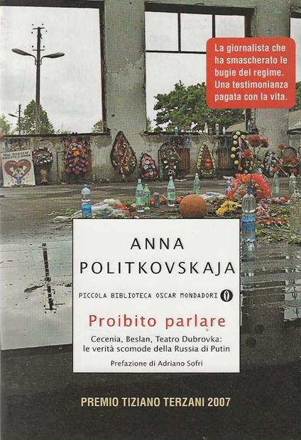 Proibito Parlare - Anna Politkovskaja - copertina