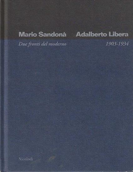 Due fronti del moderno 1903 - 1934 - copertina