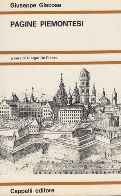 Pagine piemontesi - Giuseppe Giacosa - copertina