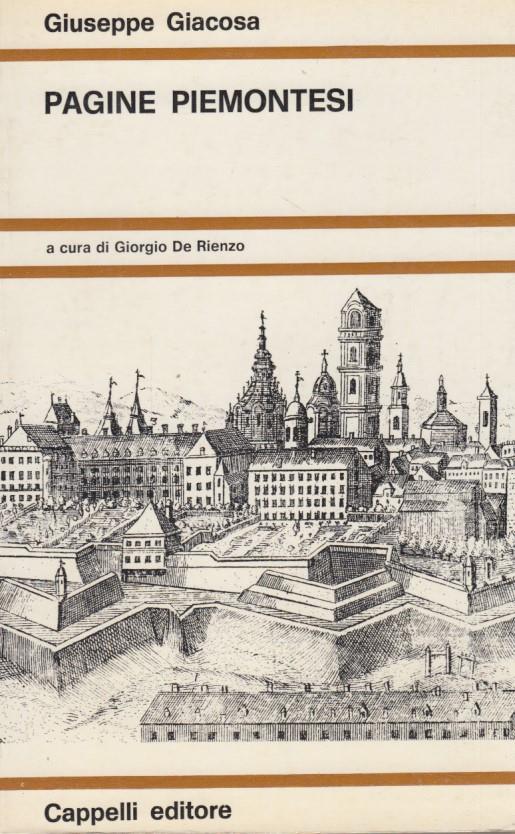 Pagine piemontesi - Giuseppe Giacosa - copertina