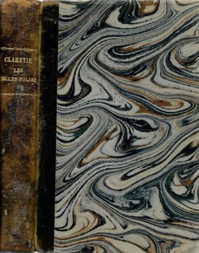 Les belles folies - Jules Claretie - copertina