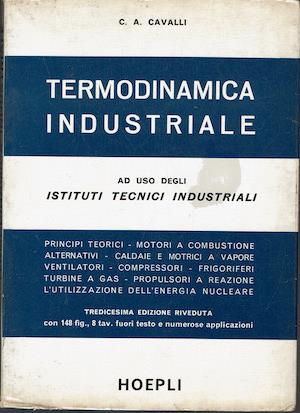 Termodinamica industriale - C. A. Cavalli - copertina
