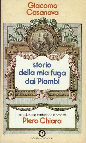 Storia della mia fuga dai Piombi - Giacomo Casanova - copertina