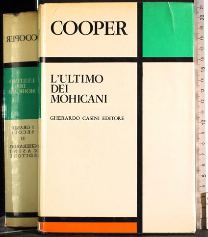 L' ultimo dei mohicani - James Fenimore Cooper - copertina